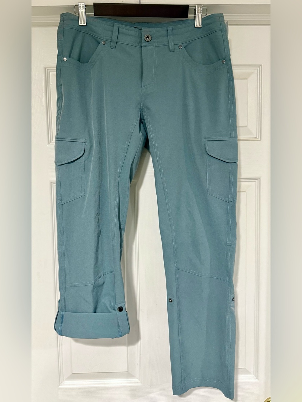 Kuhl Women's FreeFlex Pants in Teal Blue